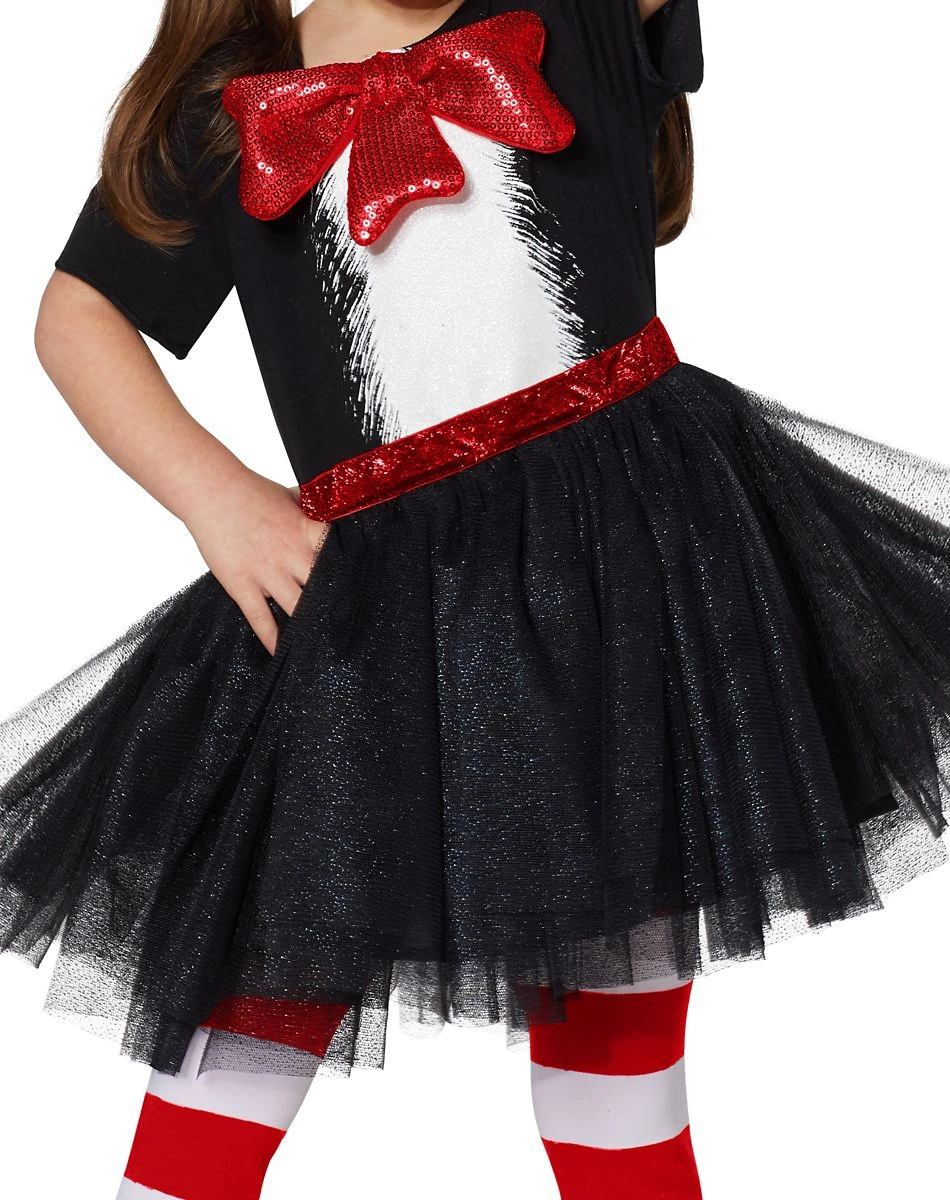 Spirit Halloween Toddler Cat In The Hat Dress Costume - Dr. Seuss 5 Spirit Halloween Toddler Cat In The Hat Dress Costume - Dr. Seuss - Image 3