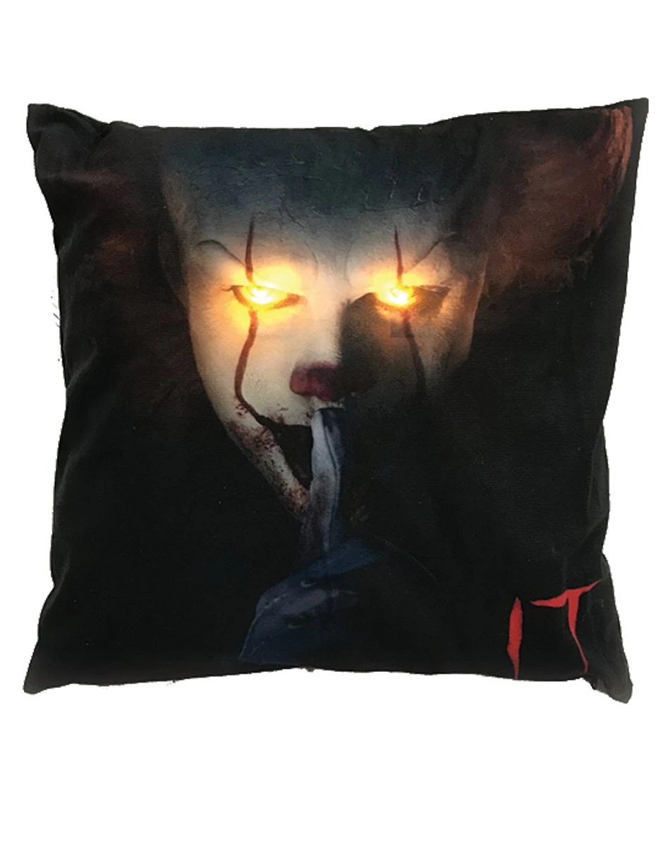 Spirit Halloween Light-Up Pennywise Pillow - It 4 Spirit Halloween Light-Up Pennywise Pillow - It - Image 2