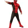 Spirit Halloween Kids Black and Red Spider-Man Deluxe Costume - Spider-Man: Far From Home -MELONHALLOW Sales 01435262 a