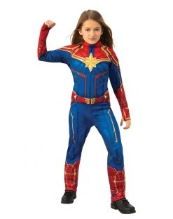 Spirit Halloween Kids Captain Marvel Costume - Marvel -MELONHALLOW Sales 01435544 a