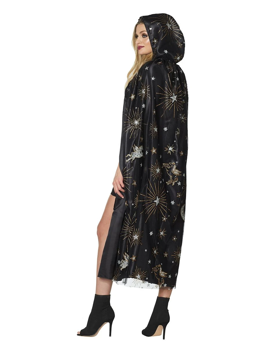 Spirit Halloween Adult Coven Glitter Cape 4 Spirit Halloween Adult Coven Glitter Cape - Image 2