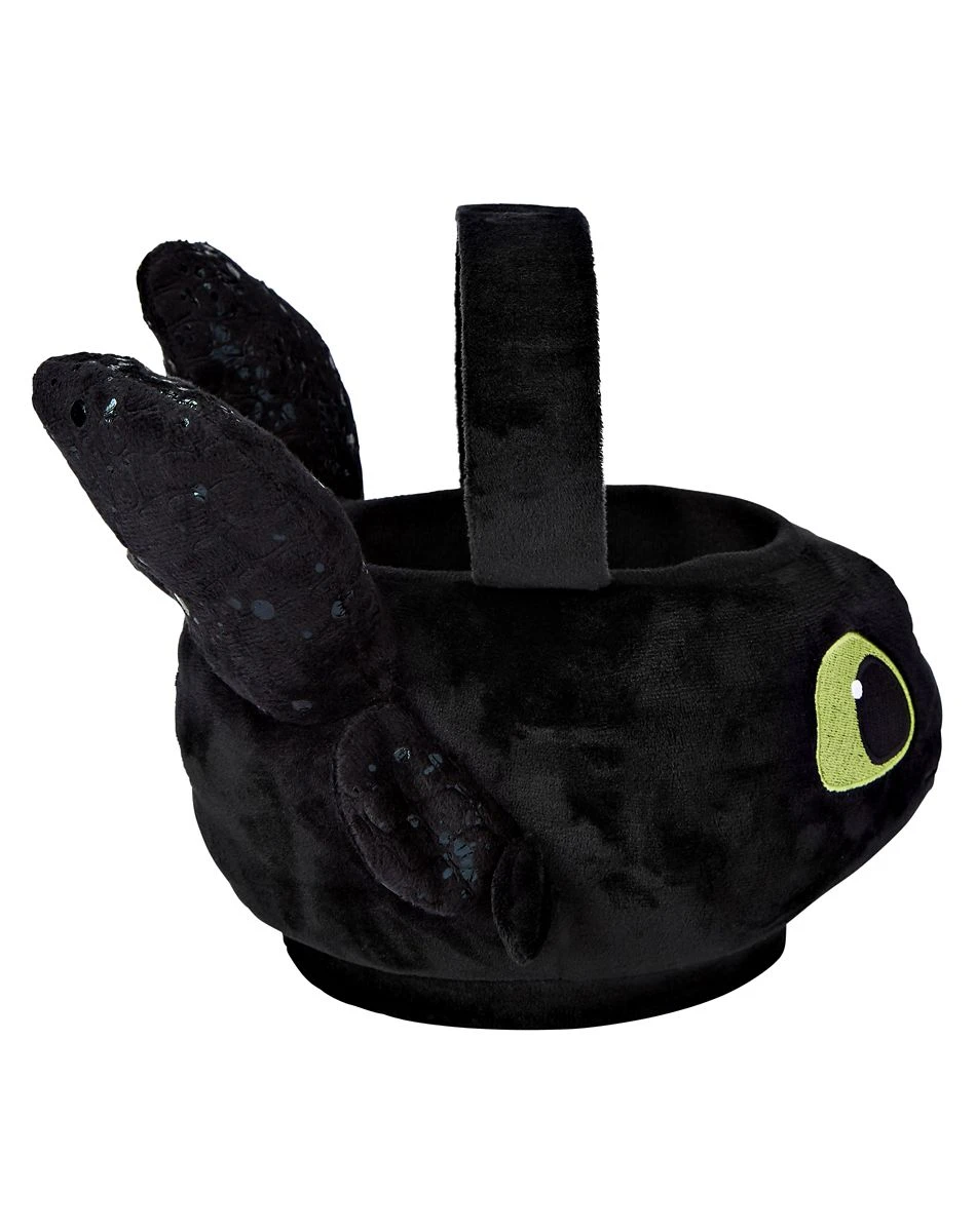 Spirit Halloween Kids Toothless Plush Treat Bag - How to Train Your Dragon 4 Spirit Halloween Kids Toothless Plush Treat Bag - How to Train Your Dragon - Image 2