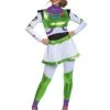 Spirit Halloween Adult Buzz Lightyear Jumpsuit Costume - Toy Story 4 -MELONHALLOW Sales 01441922 a