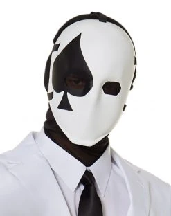 Spirit Halloween Spade Wild Card Half Mask - Fortnite
