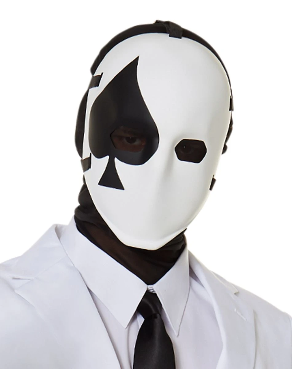 Spirit Halloween Spade Wild Card Half Mask - Fortnite 3 Spirit Halloween Spade Wild Card Half Mask - Fortnite