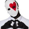 Spirit Halloween Heart Wild Card Half Mask - Fortnite -MELONHALLOW Sales 01443613 a