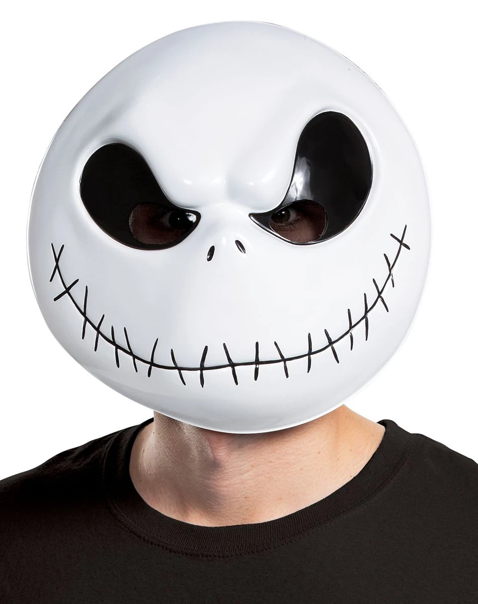 Spirit Halloween Jack Skellington Half Mask Deluxe - The Nightmare Before Christmas 3 Spirit Halloween Jack Skellington Half Mask Deluxe - The Nightmare Before Christmas