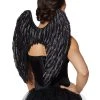 Spirit Halloween Black Fallen Angel Wings 2 Spirit Halloween Black Fallen Angel Wings -MELONHALLOW Sales 01447820 a