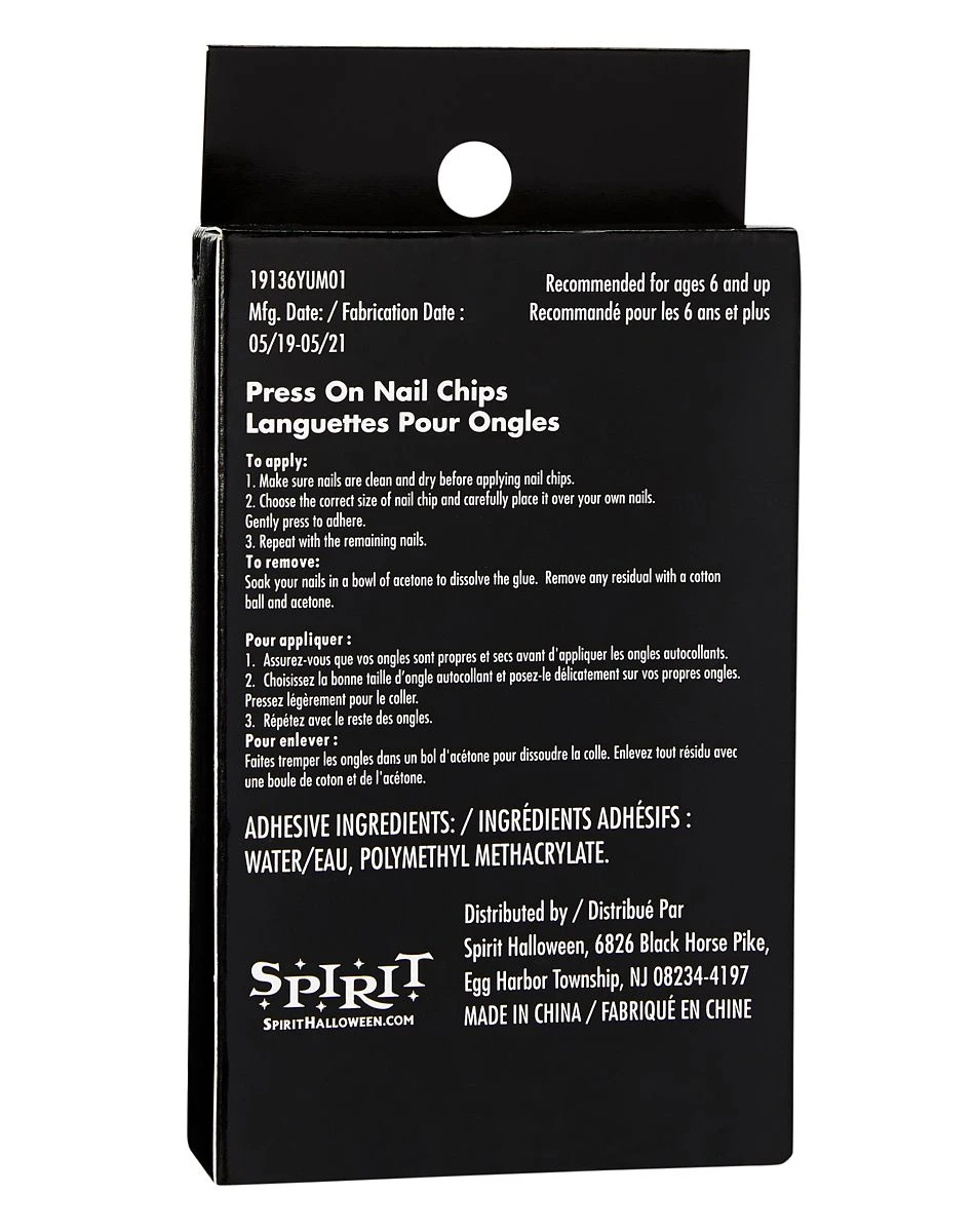 Spirit Halloween Kids Twisted Clown Press On Nails 7 Spirit Halloween Kids Twisted Clown Press On Nails - Image 5