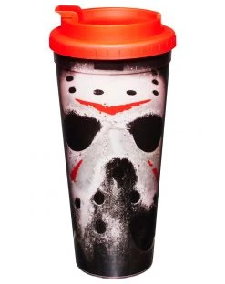 Spirit Halloween Jason Voorhees Travel Mug 24 oz. - Friday the 13th