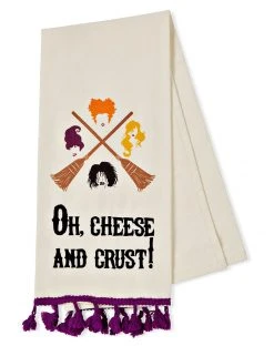 Spirit Halloween Cheese and Crust Dish Towel - Hocus Pocus