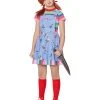 Spirit Halloween Kids Chucky Dress -MELONHALLOW Sales 01458413 a