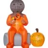 Spirit Halloween 44 Inch LED Light-Up Sam Inflatable Decoration - Trick 'r Treat 2 Spirit Halloween 44 Inch LED Light-Up Sam Inflatable Decoration - Trick 'r Treat -MELONHALLOW Sales 01460849 a