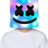 Spirit Halloween Light-Up LED Marshmello Full Mask -MELONHALLOW Sales 01461631 a
