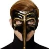 Spirit Halloween Gold Venetian Mask 2 Spirit Halloween Gold Venetian Mask -MELONHALLOW Sales 01465418 a