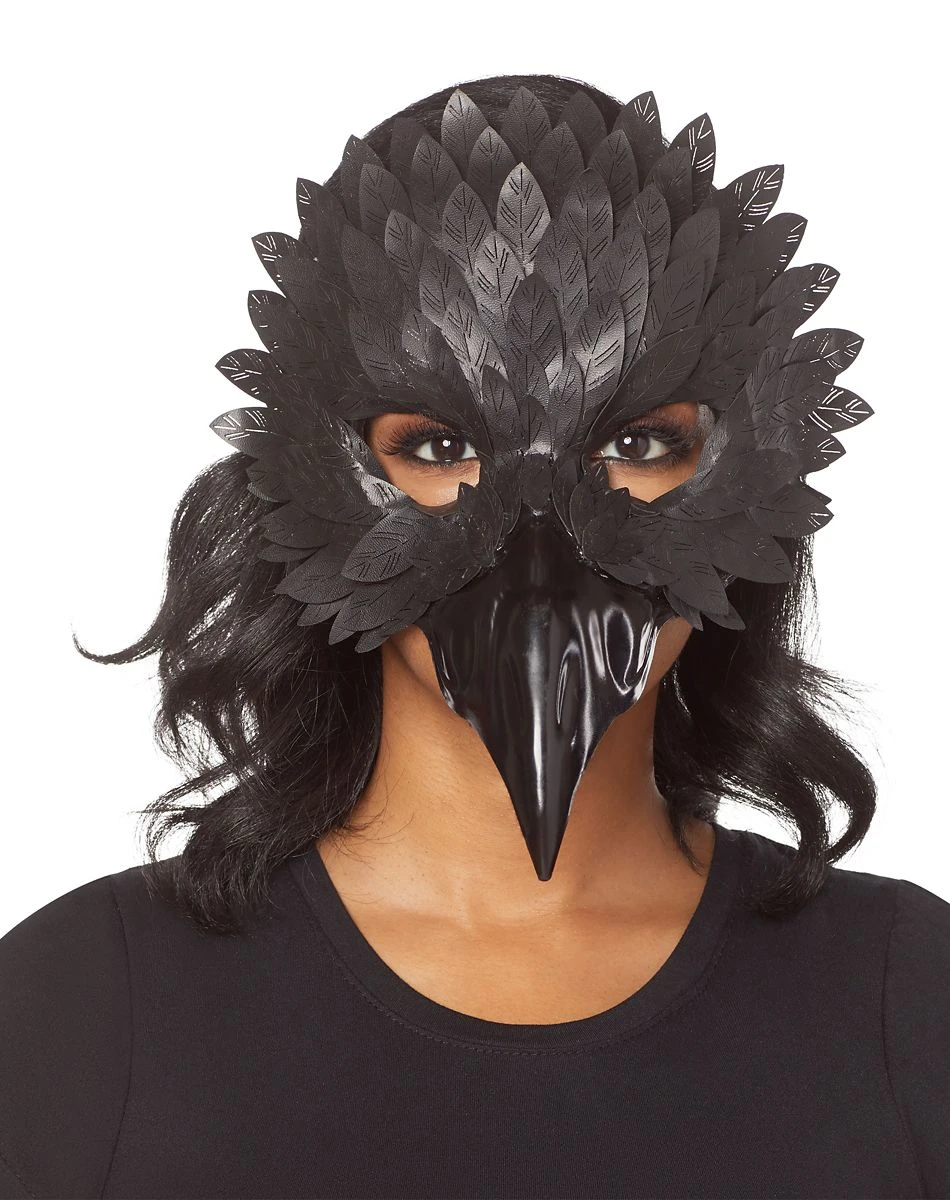 Spirit Halloween Black Crow Mask 3 Spirit Halloween Black Crow Mask