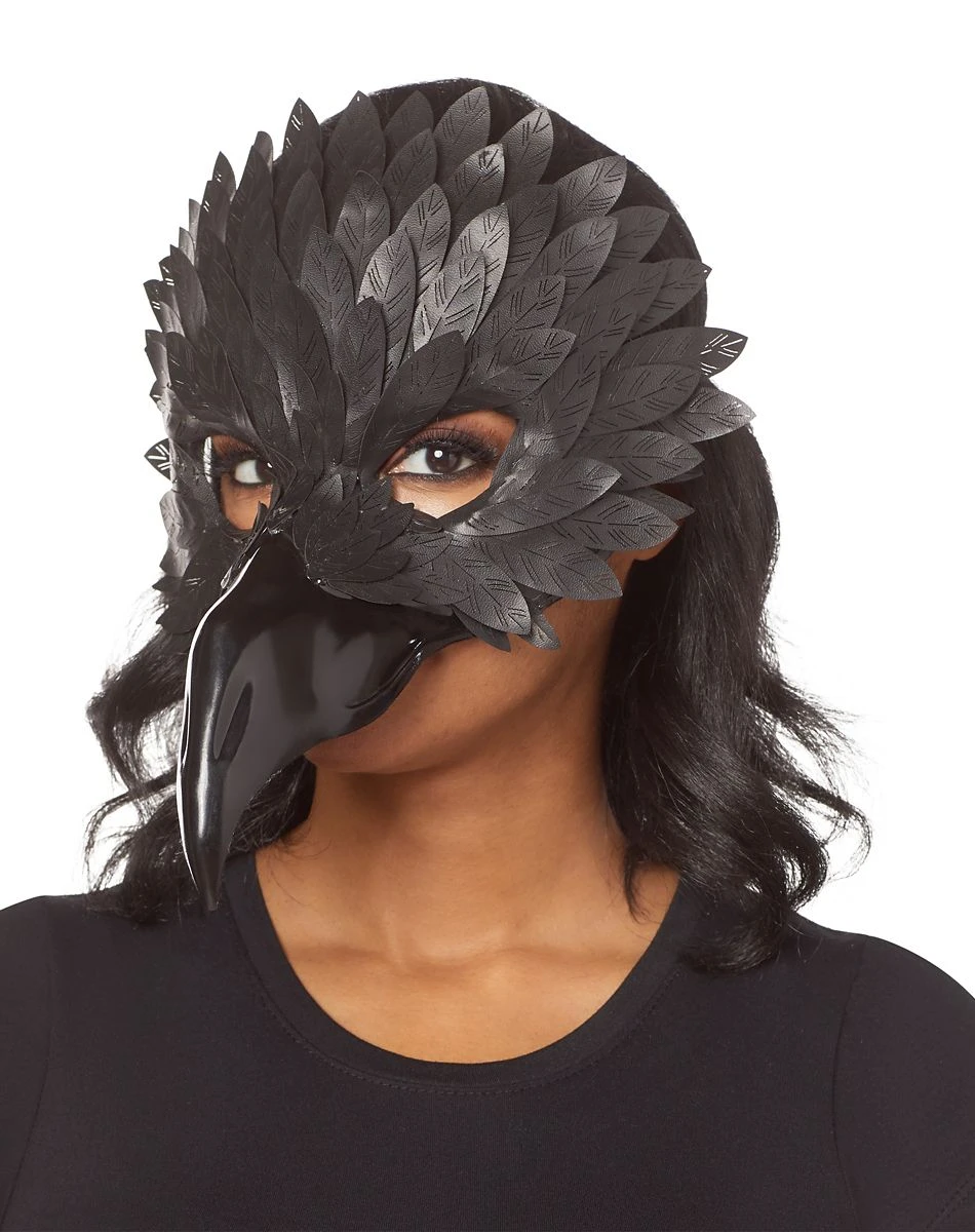 Spirit Halloween Black Crow Mask 4 Spirit Halloween Black Crow Mask - Image 2