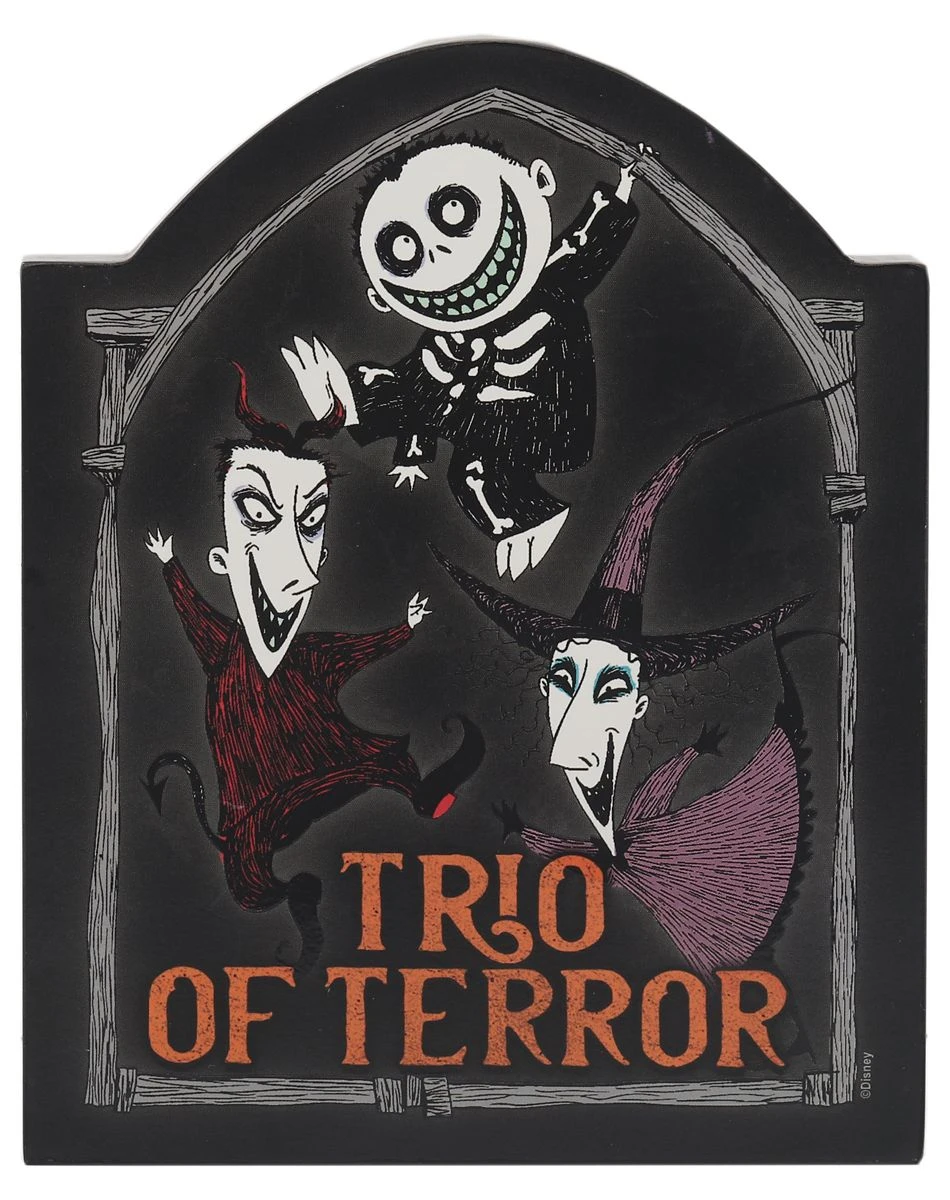 Spirit Halloween Trio of Terror Table Topper - The Nightmare Before Christmas 3 Spirit Halloween Trio of Terror Table Topper - The Nightmare Before Christmas