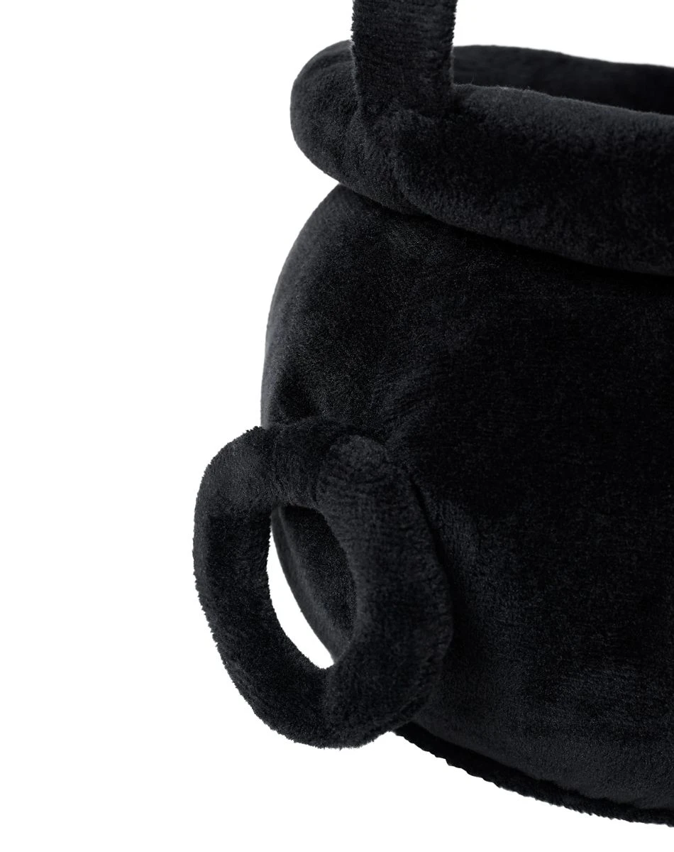 Spirit Halloween Bat Cauldron Plush Treat Bucket 5 Spirit Halloween Bat Cauldron Plush Treat Bucket - Image 3