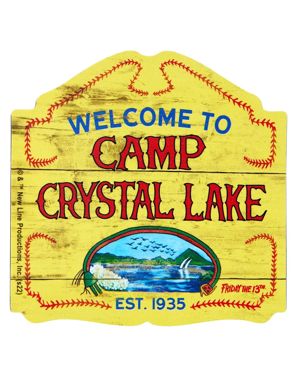 Spirit Halloween Camp Crystal Lake Magnet - Friday the 13th 4 Spirit Halloween Camp Crystal Lake Magnet - Friday the 13th - Image 2