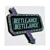 Spirit Halloween Beetlejuice Marquee Sign Cling -MELONHALLOW Sales 01467216 a