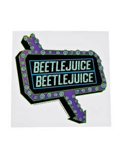 Spirit Halloween Beetlejuice Marquee Sign Cling