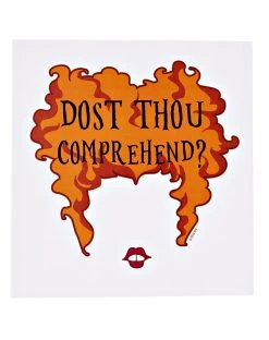 Spirit Halloween Dost Thou Comprehend Hocus Pocus Decal
