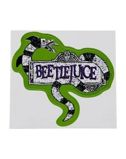 Spirit Halloween Beetlejuice Sandworm Decal