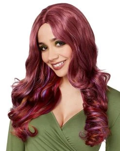 Spirit Halloween Earth Tones Curls Wig