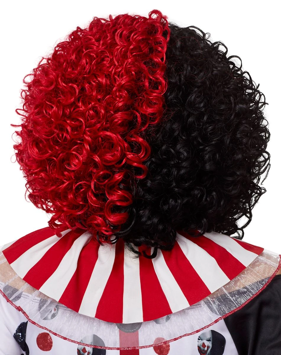 Spirit Halloween Red and Black Curly Wig 4 Spirit Halloween Red and Black Curly Wig - Image 2