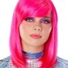Spirit Halloween Pink Pageboy Wig 2 Spirit Halloween Pink Pageboy Wig -MELONHALLOW Sales 01467653 a