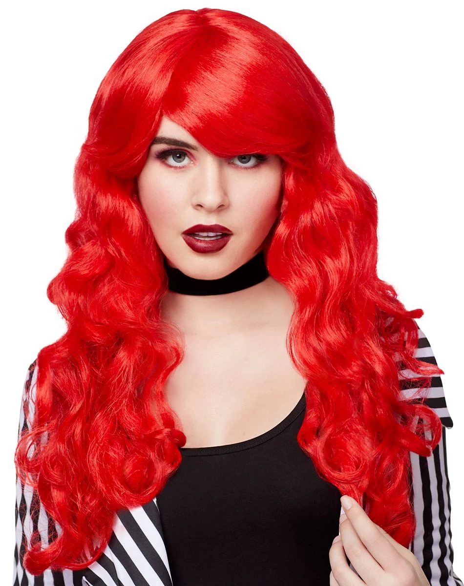 Spirit Halloween Red Curls Long Wig 3 Spirit Halloween Red Curls Long Wig