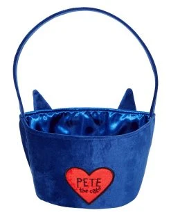 Spirit Halloween Pete the Cat Plush Treat Bucket -MELONHALLOW Sales 01468933 c
