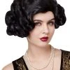 Spirit Halloween '20s Black Flapper Wig 2 Spirit Halloween '20s Black Flapper Wig -MELONHALLOW Sales 01469550 a