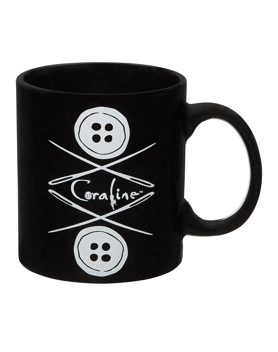 Spirit Halloween Coraline Halloween Mug 20 oz. - Laika 3 Spirit Halloween Coraline Halloween Mug 20 oz. - Laika