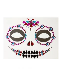 Spirit Halloween Sugar Skull Face Decal 7 Spirit Halloween Sugar Skull Face Decal -MELONHALLOW Sales 01474741 b