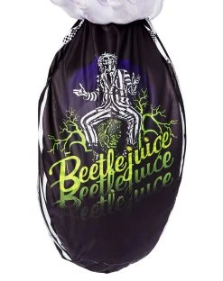 Spirit Halloween Beetlejuice Loot and Scoop Treat Bag -MELONHALLOW Sales 01475789 c