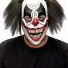 Spirit Halloween Red White and Black Clown Full Mask 1 Spirit Halloween Red White and Black Clown Full Mask -MELONHALLOW Sales 01478643 a