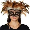 Spirit Halloween Witch Doctor Feather Eye Mask 2 Spirit Halloween Witch Doctor Feather Eye Mask -MELONHALLOW Sales 01478676 a