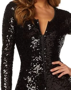 Spirit Halloween Adult Sequin Romper -MELONHALLOW Sales 01481282 b
