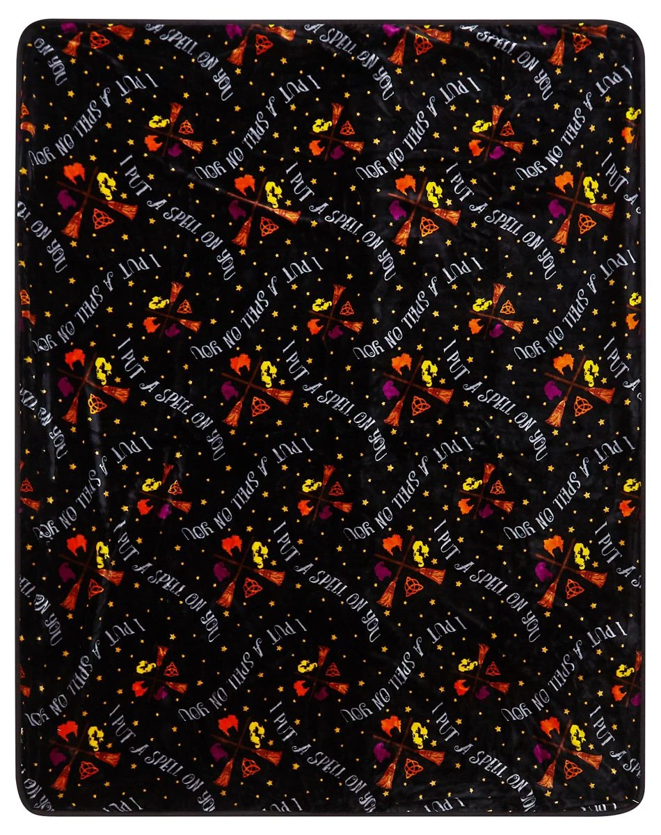 Spirit Halloween Makes Me Sick Fleece Blanket - Hocus Pocus 5 Spirit Halloween Makes Me Sick Fleece Blanket - Hocus Pocus - Image 3
