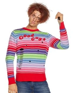 Spirit Halloween Adult Chucky Sweater
