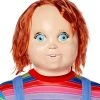Spirit Halloween Good Guy Chucky Full Mask - Child's Play 2 -MELONHALLOW Sales 01484211 a