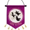 Spirit Halloween Come We Fly Scroll Sign - Hocus Pocus -MELONHALLOW Sales 01484237 a
