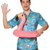 Spirit Halloween Inflatable Flamingo Float 2 Spirit Halloween Inflatable Flamingo Float -MELONHALLOW Sales 01484914 a