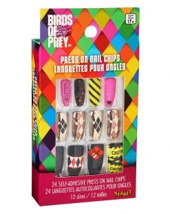 Spirit Halloween Harley Quinn Press On Nails - Birds of Prey 8 Spirit Halloween Harley Quinn Press On Nails - Birds of Prey -MELONHALLOW Sales 01486414 c
