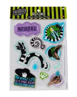 Spirit Halloween Beetlejuice Gel Clings -MELONHALLOW Sales 01487982 d