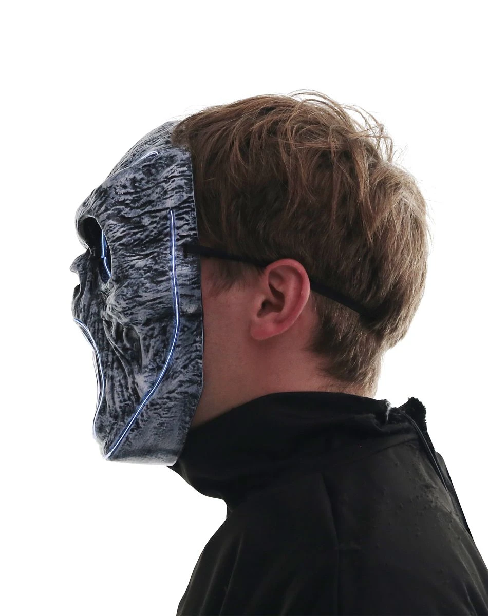 Spirit Halloween Light-Up EL Wire Wailing Spirit Half Mask 7 Spirit Halloween Light-Up EL Wire Wailing Spirit Half Mask - Image 5