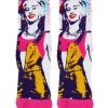 Spirit Halloween Harley Quinn Face Crew Socks - Birds of Prey -MELONHALLOW Sales 01488964 a
