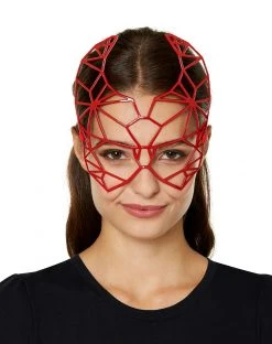 Spirit Halloween Geometric Devil Mask